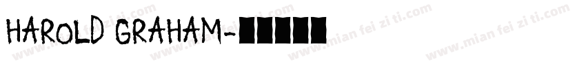 Harold Graham字体转换